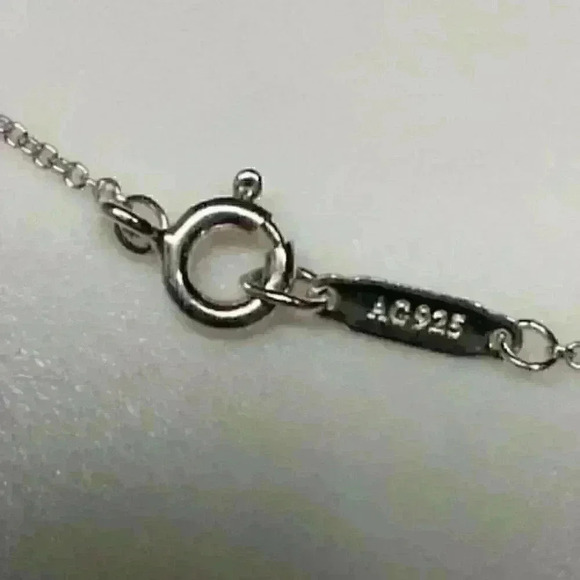 ⛓️‍💥 30" Tiffany Large Enchant Heart Filigree Pendant Necklace SS 925 + COA - Picture 5 of 9